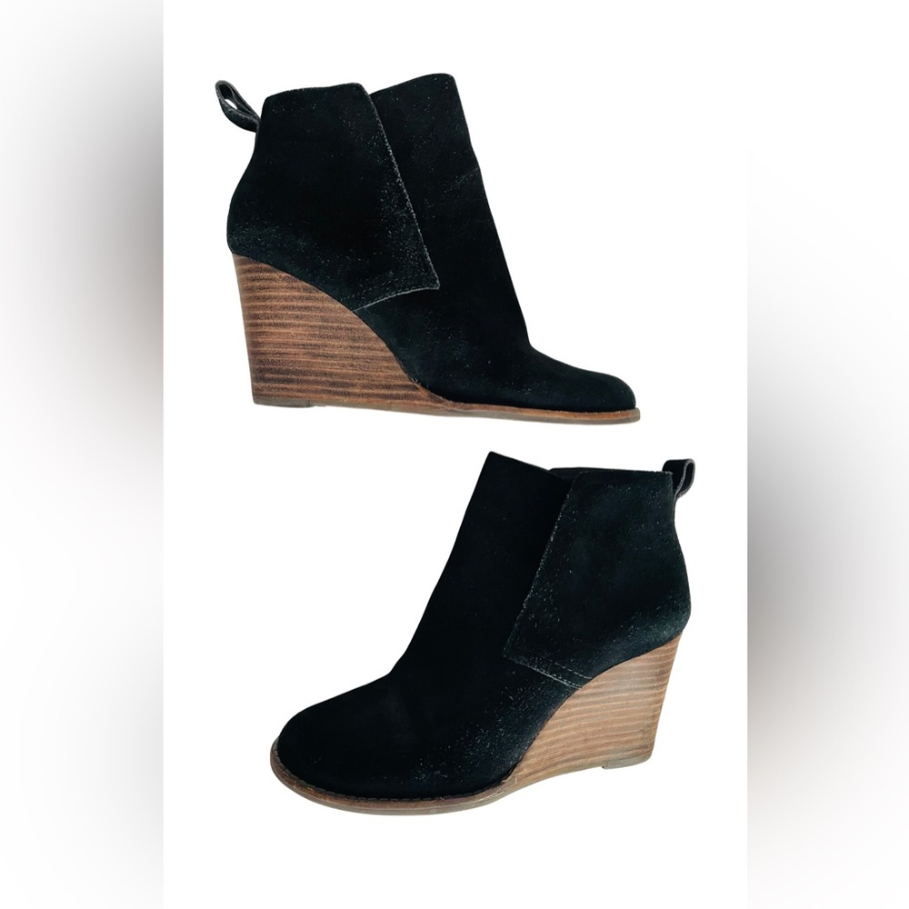 Lucky Brand LK-YAMEENA Wedge Ankle Boots - Picture 2 of 5